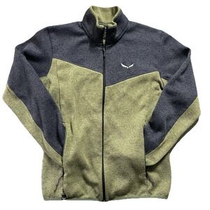 Salewa Lioson 3 Polarlite Fleece Full Zip Jacket Large Colorblock Trekking Ski